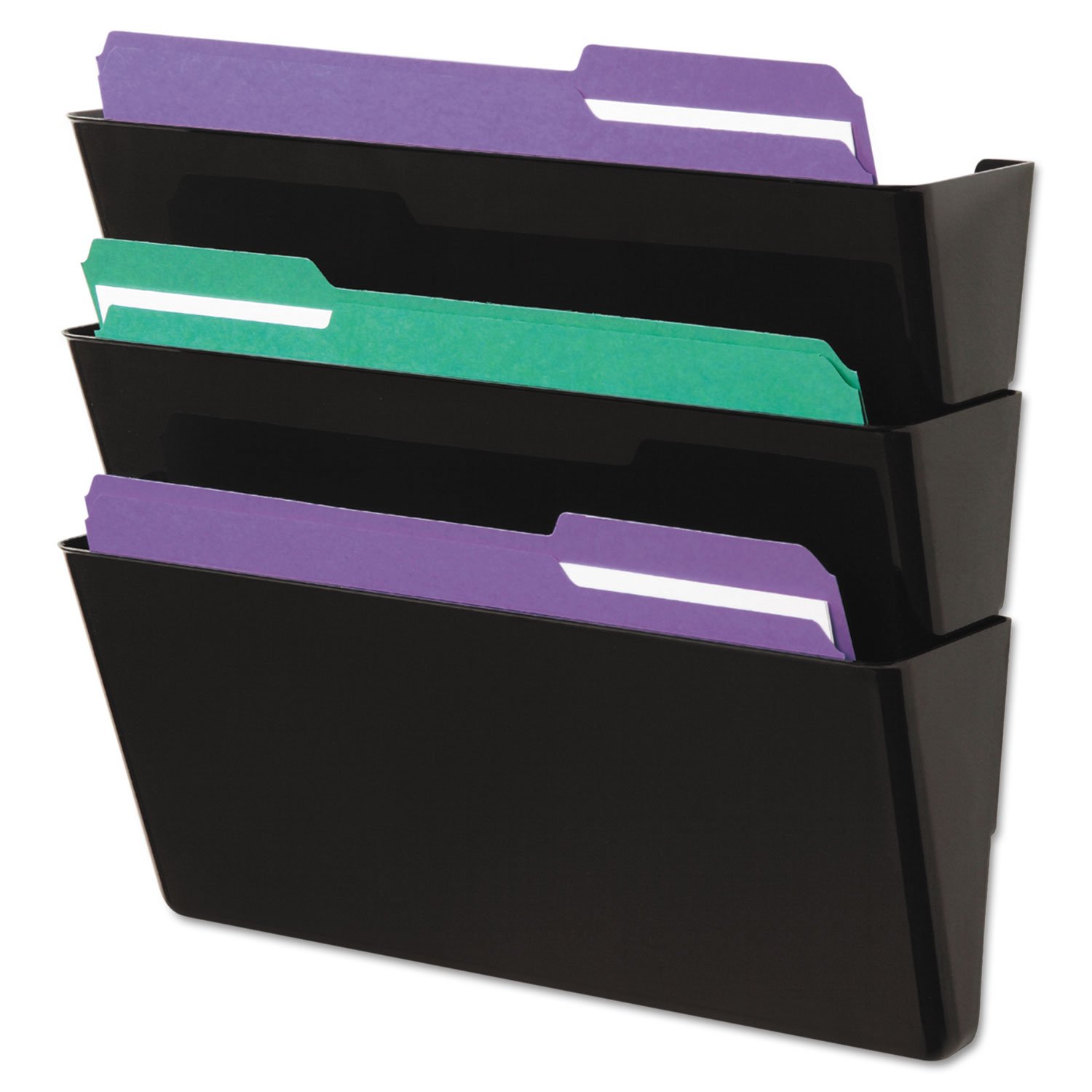 ファイル Amazon.com: Universal 08121 Recycled Wall File, Three Pocket